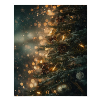 ‘Vrede Op Aarde’ Vintage Kerstposter Perfect Poster