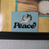 Vrede op Aarde Vreedzaam wereldontwerp Briefkaart