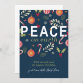 Vrede op de Aarde met Kerstmis Kaart (Voorkant / Achterkant)