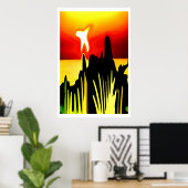 VREDE OP DE DAG POSTER (Thuiskantoor)