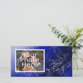 Vrede op de Kaarten van de Foto van Kerstmis of (Staand voorkant)