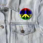 Vrede op Mauritius Ronde Button 5,7 Cm (In situ)