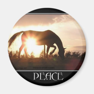 Vrede op Sunset Magnet Magneet