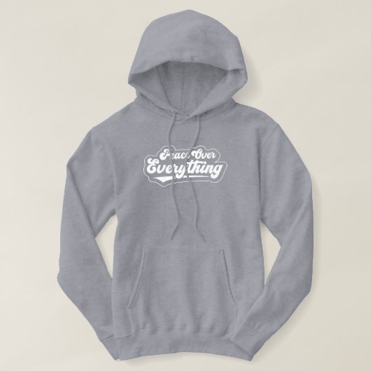 Vrede over alles hoodie (Design voorkant)