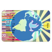 Vrede over de wereld Sony ATV Lyrics Magneet (Horizontaal)