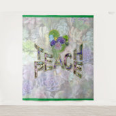 Vrede overal ter wereld wandkleed (Voorkant)