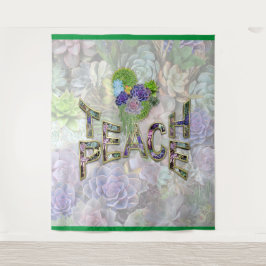 Vrede overal ter wereld wandkleed