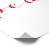 Vrede-rode folie, effect poster (Hoek)