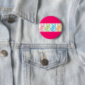 Vrede Ronde Button 5,7 Cm (In situ)