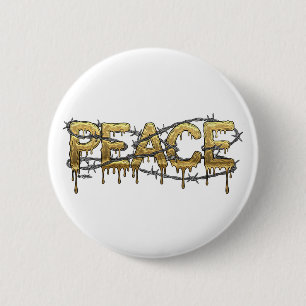 Vrede Ronde Button 5,7 Cm