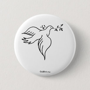 Vrede Ronde Button 5,7 Cm