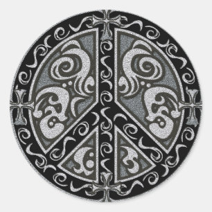 VREDE (RONDE) RONDE STICKER