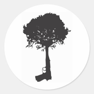 vrede ronde sticker