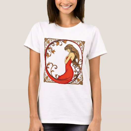 Vrede (rood) t-shirt (Voorkant)