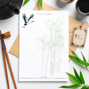 Vrede, sereniteit, harmonie, gepersonaliseerd brie briefhoofd