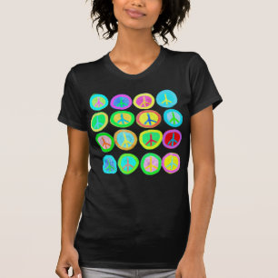 Vrede Tekenen Abstracte Kunst om te Draag T-shirt