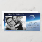 Vrede ter wereld feestdagenkaart (Voorkant / Achterkant)