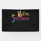 Vrede uit de 5de graad van het Afstuderen Spandoek (Horizontaal)