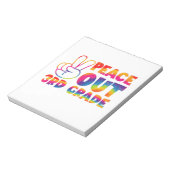 Vrede uit derdegraads stropdas verf laatste dag 3e notitieblok (Gedraaid)