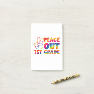 Vrede uit eerste klas das verf laatste dag 1e klas post-it® notes