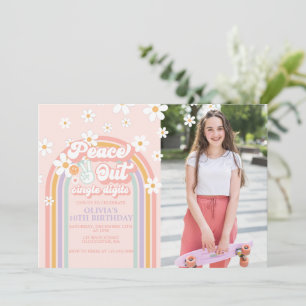 Vrede uit enkele cijfers 10e verjaardag foto kaart