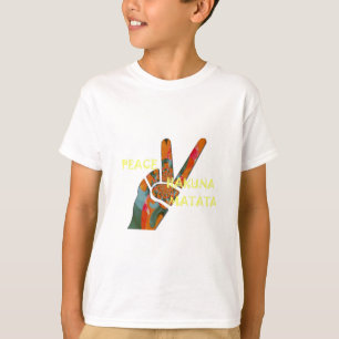 Vrede Uit: Hakuna Matata Vibes Bord T-shirt