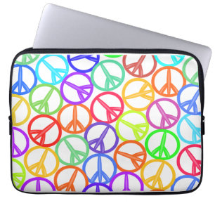 Vrede uit! Laptop Hoesje Sleeve