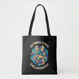 Vrede Uit Middel Hallo Hoge School Tie Dye  Draagtas