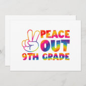 Vrede uit negende graad stropdas verf laatste dag  aankondiging (Voorkant / Achterkant)