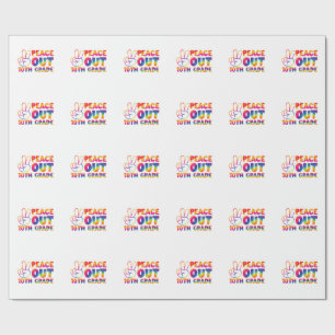 Vrede Uit Tiende Grade Tie Dye Laatste Dag 10e Gra Cadeaupapier