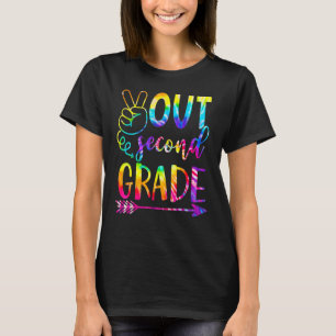 Vrede uit tweede klas blije laatste dag van Schoo T-shirt