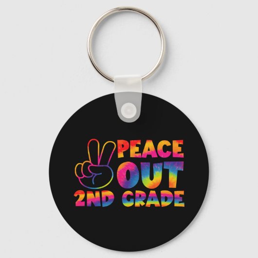 vrede uit tweedegraads stropdas verf laatste dag 2 sleutelhanger (Voorkant)