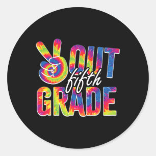Vrede Uit Vijfde 5e klas van 2023 bye 5e gr Ronde Sticker