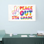 Vrede Uit Vijfde Grade Tie Dye Laatste Dag 5e Grad Spandoek (Beurs)