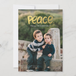 Vrede | Vakantie Fotokaart Feestdagenkaart