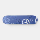 Vrede van blauw skateboard (Horizontaal)