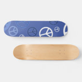 Vrede van blauw skateboard (Horizontaal)