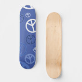 Vrede van blauw skateboard (Voorkant)