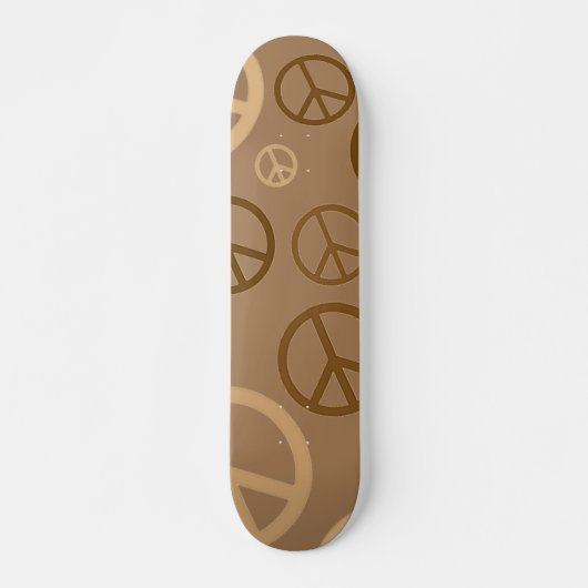 Vrede van bruin skateboard (Voorkant)