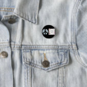 Vrede van de Toast-Button Ronde Button 3,2 Cm (In situ)