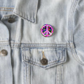 Vrede van halve aard ronde button 3,2 cm (In situ)