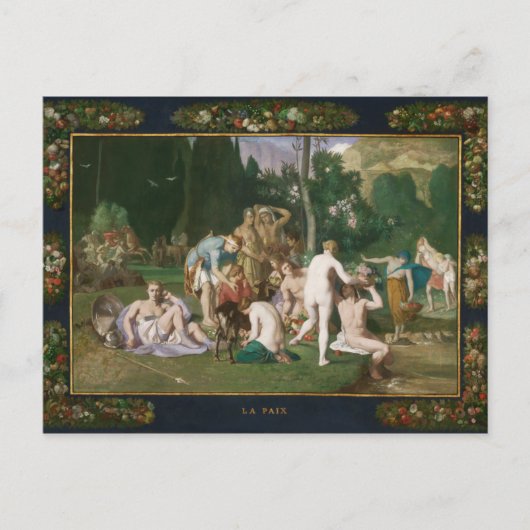 Vrede van Pierre Puvis de Chavannes Briefkaart (Voorkant)