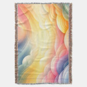 Vrede vinden in de Puffy Dreamy Clouds Deken (Voorkant Verticaal)