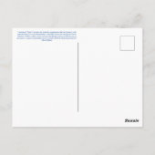 Vrede voor de kust van Sonoma! Briefkaart (Achterkant)