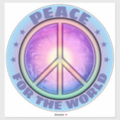 Vrede voor de ☮ sticker (Vel)
