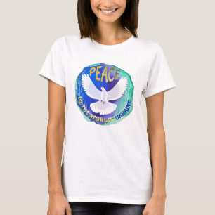 Vrede voor de wereld - Oekraïne T-shirt