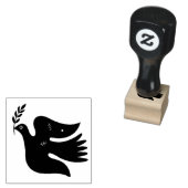 Vrede voor de wereld 	rubberstempel (Gestempeld)