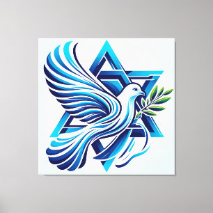 Vrede voor Israël Canvas Afdruk