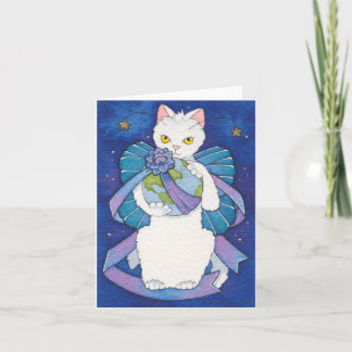 Vrede voor Kerstmis notecard Feestdagen Kaart