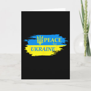 Vrede Voor Oekraïne Oekraïense Vlag Oekraïne Logo  Kaart